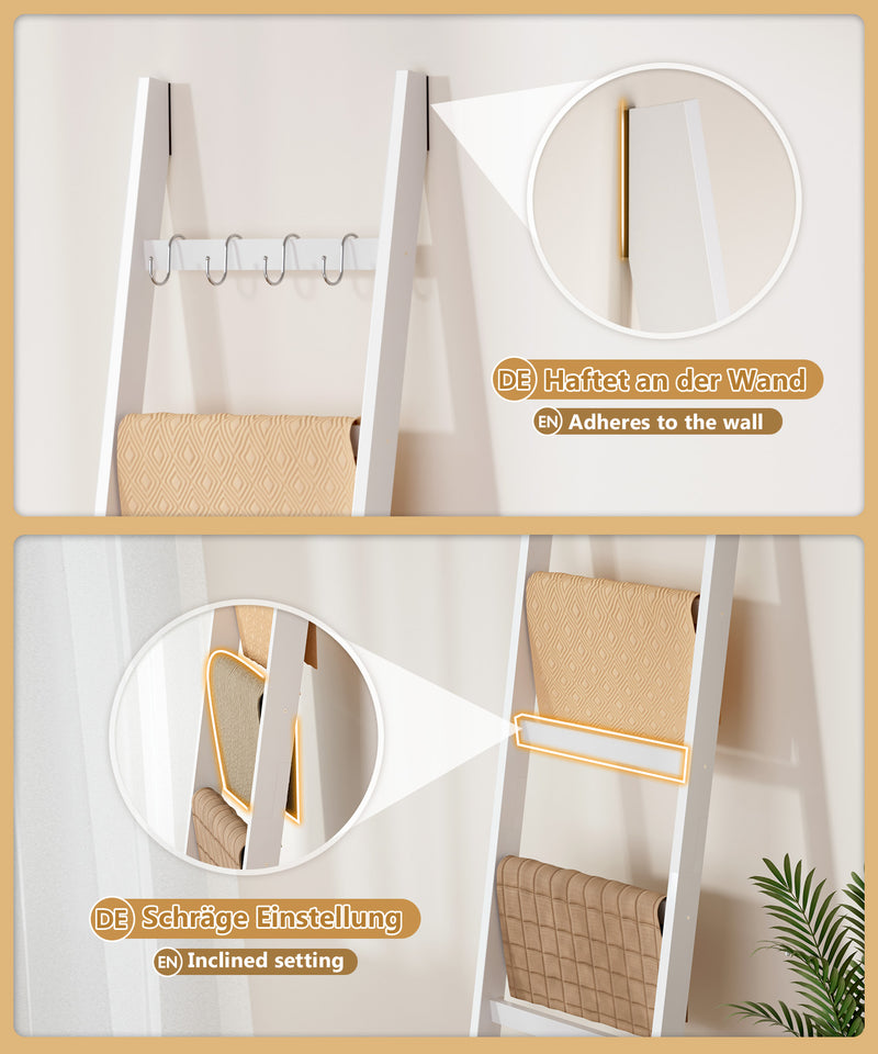 Yorbay Handtuchleiter aus Bambus - YB055 - Z086 - 14 - Yorbay.de