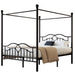 Metall - Himmelbett, 140x200 cm - YB - N622D893233S - 1 - Yorbay.de