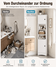 Yorbay Eckschrank, Hochschrank 37 × 24,5 × 170 cm - YW010-D078 - 6 - Yorbay.de