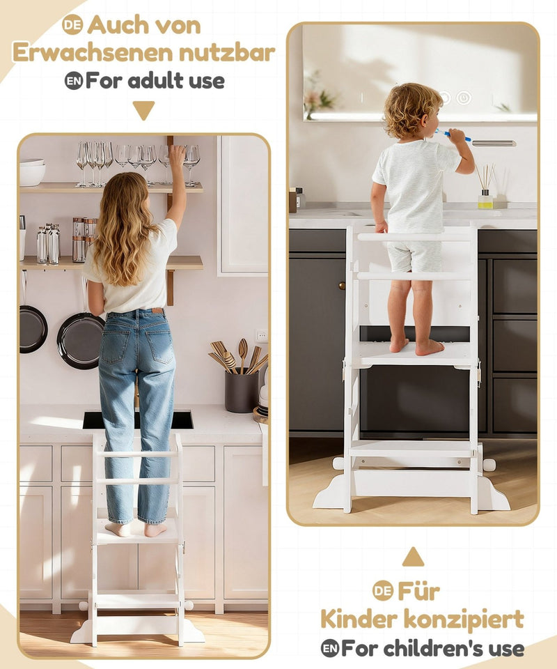 Yorbay 3 - in - 1 Montessori Kinder Lernturm - YB092-D048 - 9 - Yorbay.de