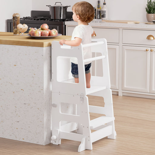 Yorbay 3 - in - 1 Montessori Kinder Lernturm - YB092-D048 - 2 - Yorbay.de
