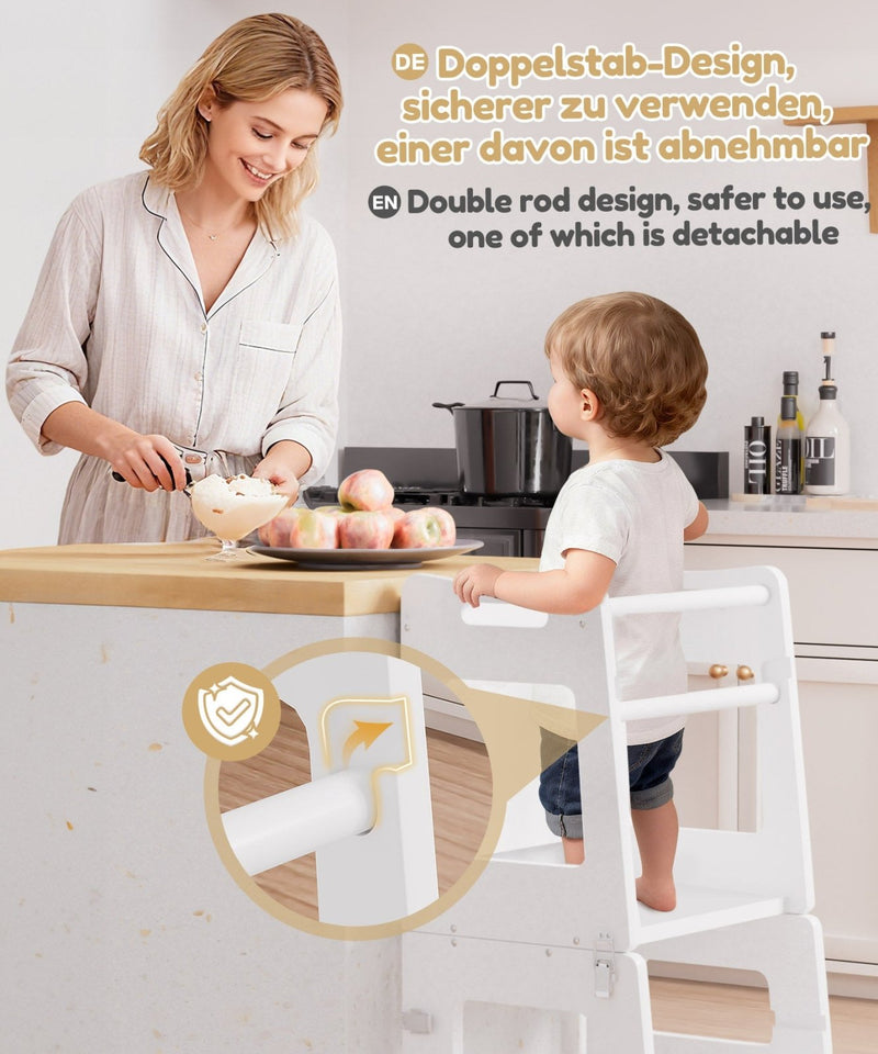 Yorbay 3 - in - 1 Montessori Kinder Lernturm - YB092-D048 - 4 - Yorbay.de