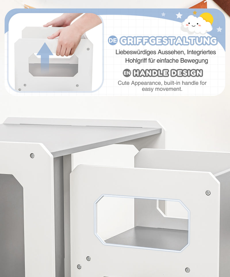 Yorbay 2-in-1 Kindertisch Stuhl Set yb028-yb029 18