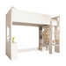 Kinderbett 90x200 cm, 3 - in - 1 Holzbett mit Kleiderschrank, Regalen & Treppe - YB - AB405746789W - 1 - Yorbay.de