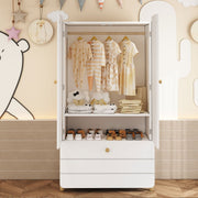 Kleiderschrank mit Schubladen, 78 x 46 x 167 cm - YB - LDB00256AAK - 4 - Yorbay.de