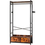 Yorbay Kleiderständer mit 2 Schubladen, 84 x 30 x 181 cm - YB088 - T072 - 1 - Yorbay.de