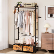 Yorbay Kleiderständer mit 2 Schubladen, 84 x 30 x 181 cm - YB088 - T072 - 2 - Yorbay.de