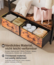 Yorbay Kleiderständer mit 2 Schubladen, 84 x 30 x 181 cm - YB088 - T072 - 5 - Yorbay.de