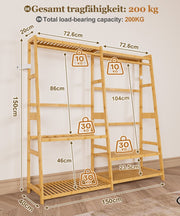 Yorbay Garderobenständer aus Bambus - YB102-Z109 - 11 - Yorbay.de