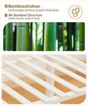 Yorbay Garderobenständer aus Bambus auf Rollen - YB024 - Z044 - 12 - Yorbay.de