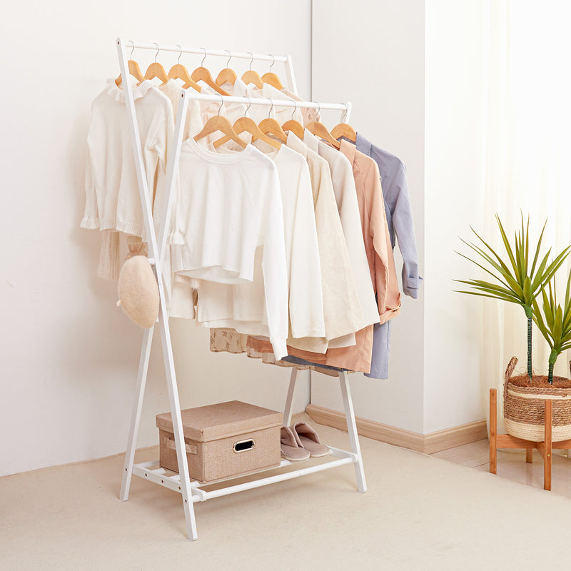 Yorbay Klappbare Garderobenständer aus Bambus Natur - YB033-Z066 - 9 - Yorbay.de