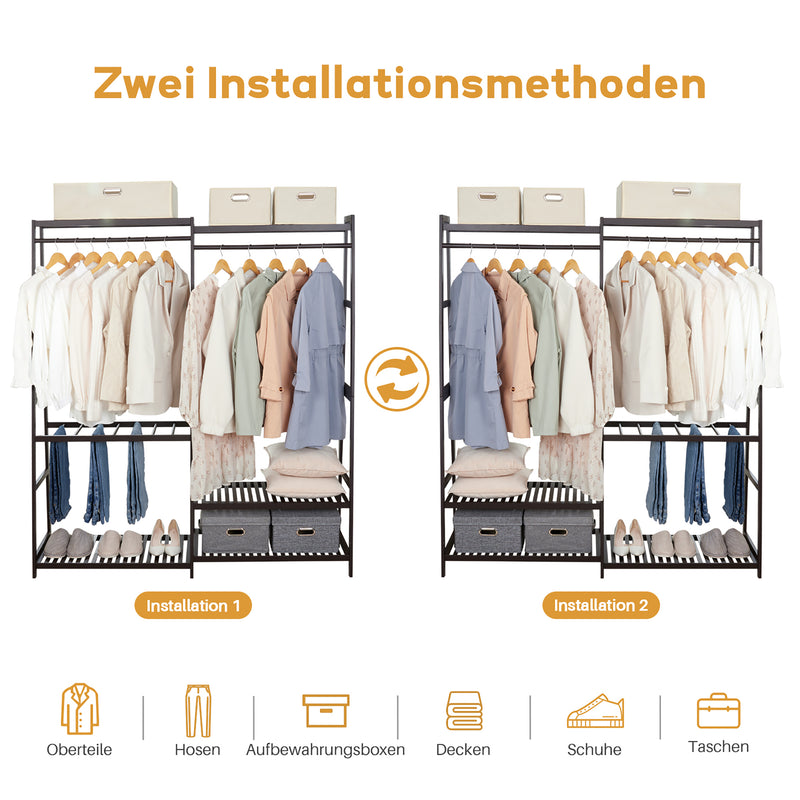 Yorbay bamboo coat rack