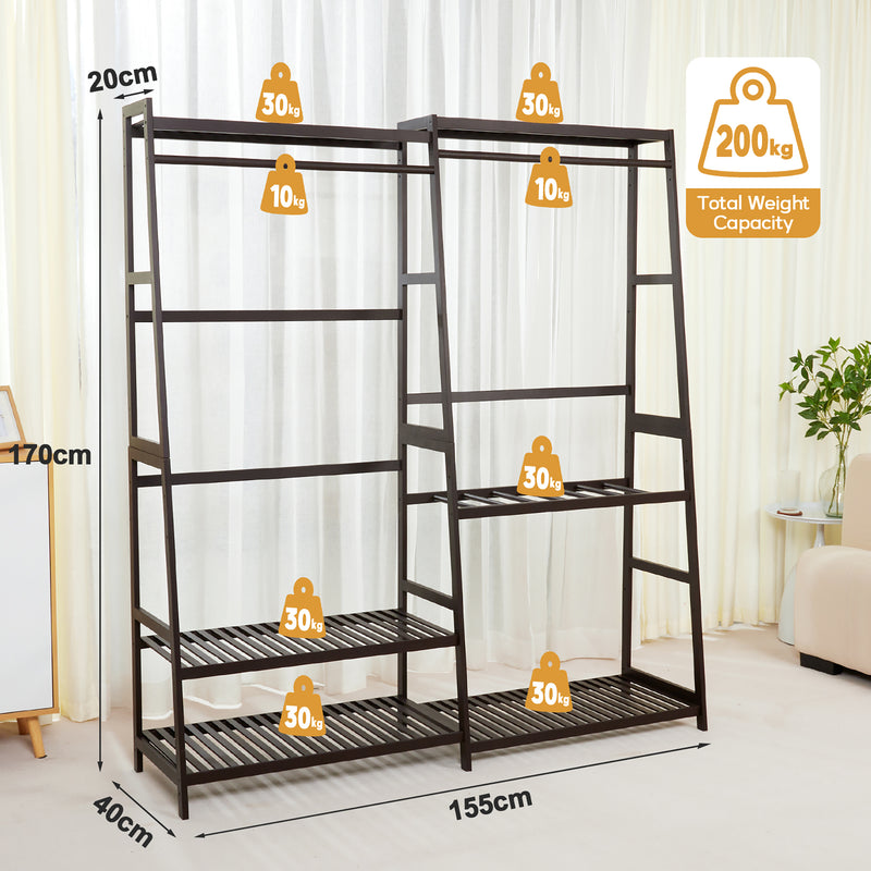 Yorbay bamboo coat rack