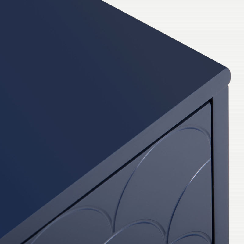 Nachttisch in Marineblau mit 3 Schubladen, 89 x 75 x 40 cm - YB-WF290545AAB - 5 - Yorbay.de