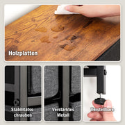 Yorbay Kommode mit 9 Schubladen aus Stoff, schwarz 4 - Yorbay.de