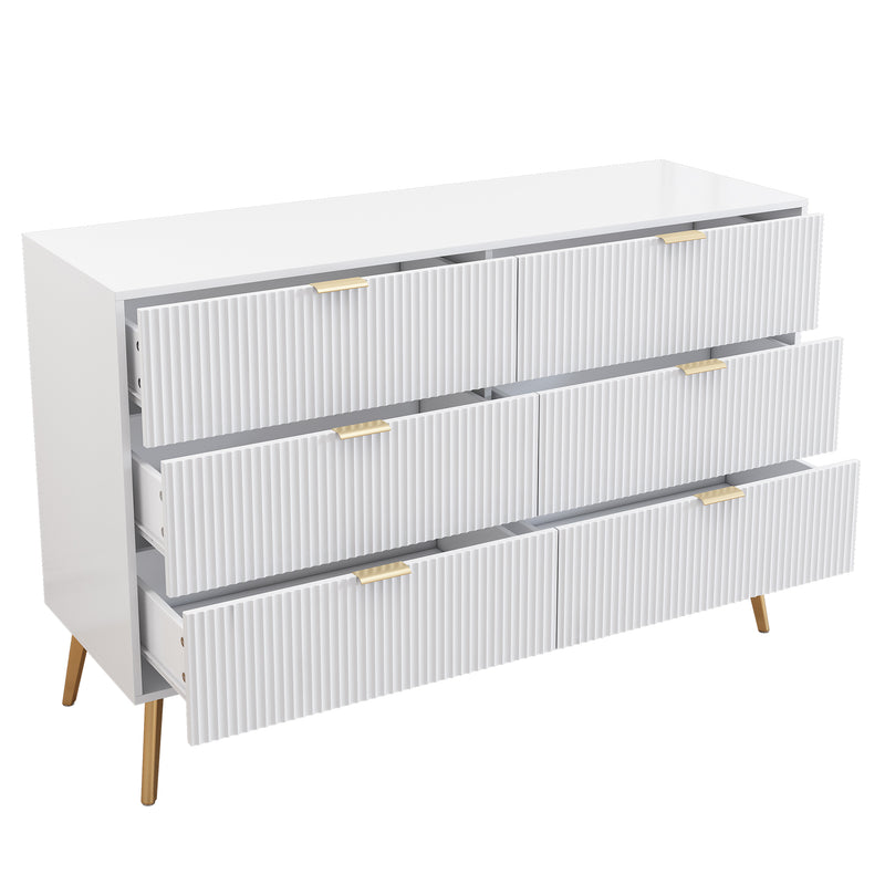 120cm Kommode in Weiß 5311834AAW_4