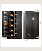 Yorbay Küchenschrank 120cm mit Doppeltür und Sensorlicht - YW007-D091 - 17 - Yorbay.de
