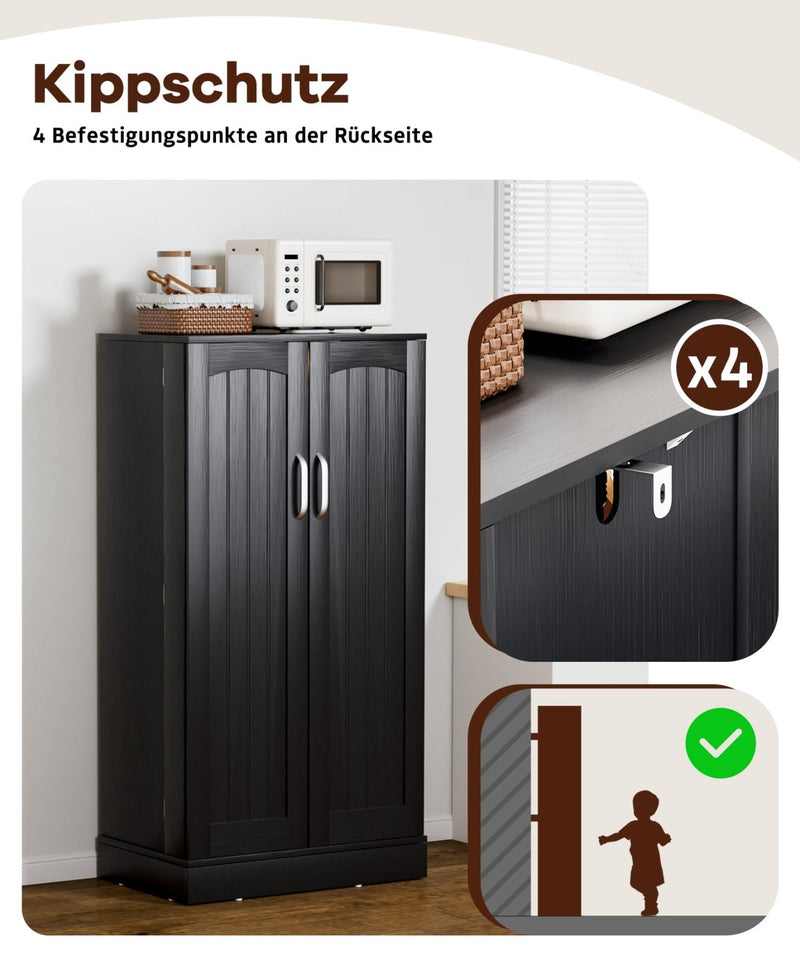 Yorbay Küchenschrank 120cm mit Doppeltür und Sensorlicht - YW007-D091 - 20 - Yorbay.de