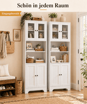 Yorbay Küchenschrank Weiß mit 6 Ebenen - YW006-D073 - 9 - Yorbay.de