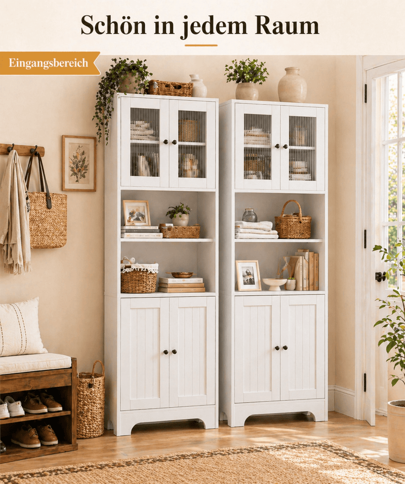 Yorbay Küchenschrank Weiß mit 6 Ebenen - YW006-D073 - 9 - Yorbay.de