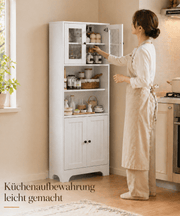 Yorbay Küchenschrank Weiß mit 6 Ebenen - YW006-D073 - 2 - Yorbay.de