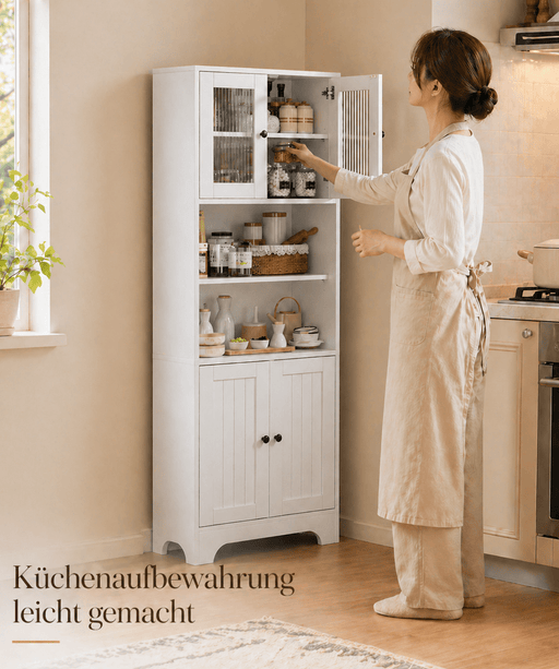 Yorbay Küchenschrank Weiß mit 6 Ebenen - YW006-D073 - 2 - Yorbay.de