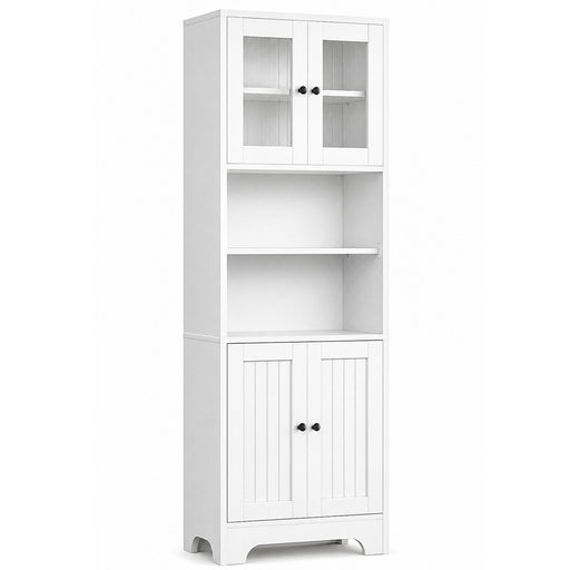 Yorbay Küchenschrank Weiß mit 6 Ebenen - YW006-D073 - 1 - Yorbay.de
