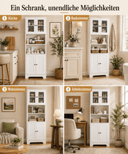 Yorbay Küchenschrank Weiß mit 6 Ebenen - YW006-D073 - 8 - Yorbay.de