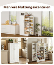 Yorbay Küchenschrank 120cm Weiß mit Doppeltür und Sensorlicht - YW007-D074 - 4 - Yorbay.de