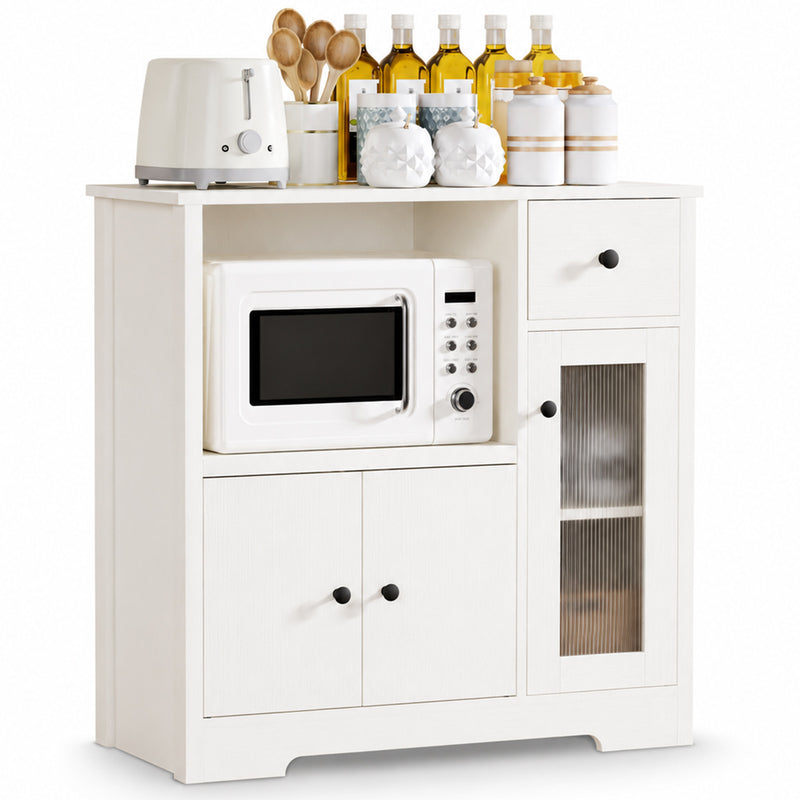 Yorbay Küchenschrank mit Schublade, 80 × 80 × 40 cm - YW009-D077 - 9 - Yorbay.de