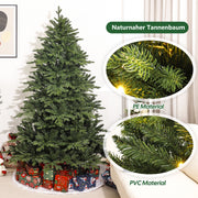 Yorbay künstlicher Weihnachtsbaum mit LED - Beleuchtung und Holzständer - O030 - 8 - Yorbay.de