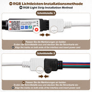 Yorbay Weinregal aus Holz mit Glashalter und LED - Beleuchtung - YB021 - D041 - 7 - Yorbay.de
