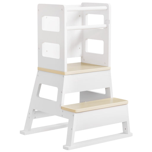 Yorbay Montessori Kinder Lernturm mit Tafel - YB091-D047 - 1 - Yorbay.de