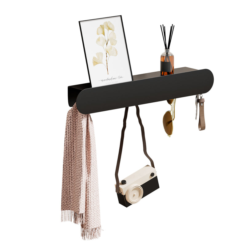 Yorbay Metall-Wandgarderobe mit Ablage und Haken, verschiedene Größen - YM001-N005 - 26 - Yorbay.de