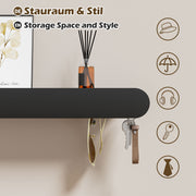 Yorbay Metall-Wandgarderobe mit Ablage und Haken, verschiedene Größen - YM001-N005 - 30 - Yorbay.de