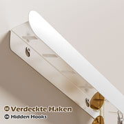 Yorbay Metall-Wandgarderobe mit Ablage und Haken, verschiedene Größen - YM001-N006 - 21 - Yorbay.de