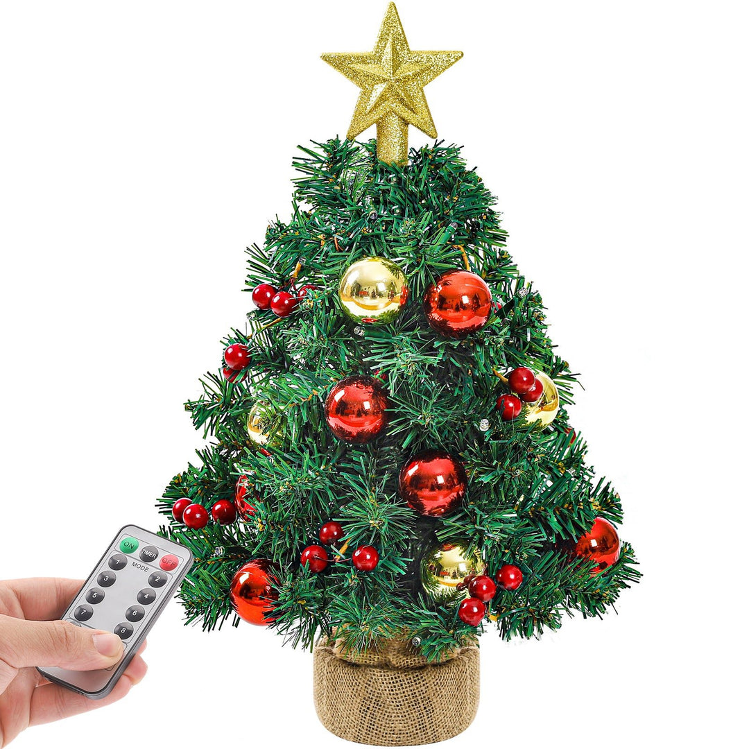 Mini-LED-Weihnachtsbaum mit Beleuchtung und 8 Beleuchtungsmodi, 40 cm / 70  cm — Yorbay.de