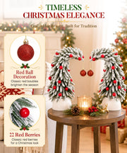 Yorbay Mini Künstlicher Weihnachtsbaum 2er Set 35 cm - YY030-O101 - 6 - Yorbay.de