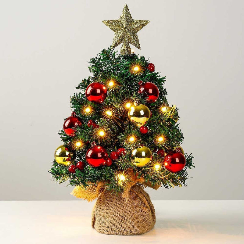 Yorbay 40 cm Mini - LED - Weihnachtsbaum mit Beleuchtung - K202A - 4 - Yorbay.de