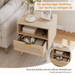 Nachttisch mit Schublade & offenem Regal, 45 x 40 x 55 cm - YB - W3180P272031 - 7 - Yorbay.de