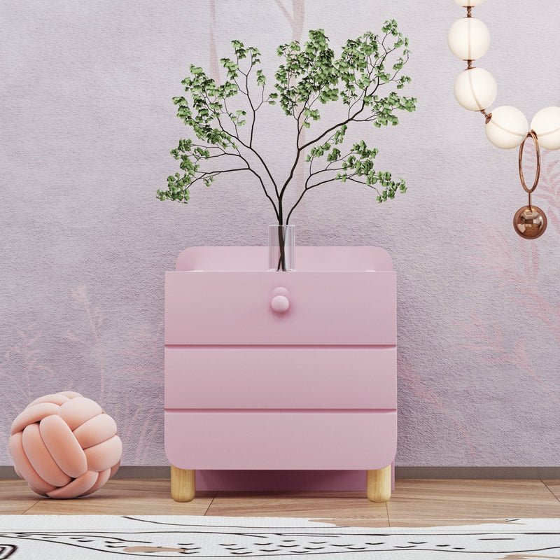 Nachttisch mit 1 Schubladen, 38,5 x 33 x 39,5 cm - YB - N623P195694H - 9 - Yorbay.de