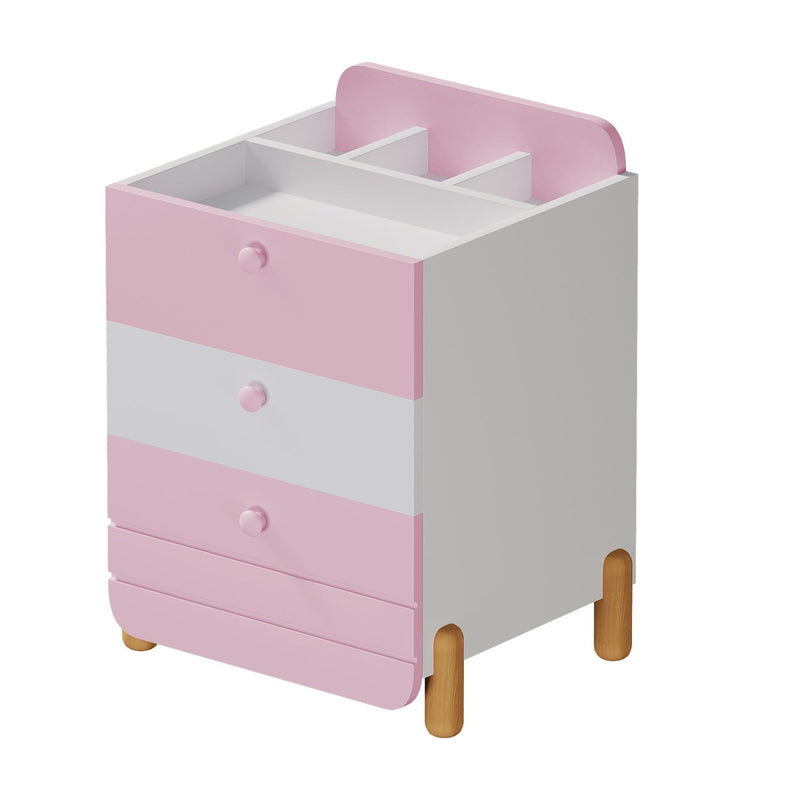 Nachttisch mit 3 Schubladen, 64 x 40 x 83 cm - YB - N623P195704H - 7 - Yorbay.de