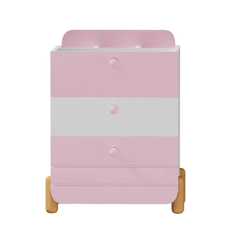 Nachttisch mit 3 Schubladen, 64 x 40 x 83 cm - YB - N623P195704H - 11 - Yorbay.de