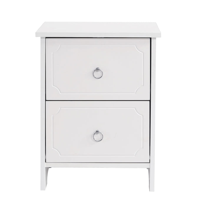 Chest of drawers with 2 doors and 3 drawers in navy blue, height-adjustable shelf