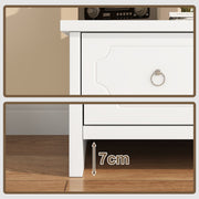 Nachttisch mit 2 Schubladen, 40 x 40 x 51,5 cm 8 - Yorbay.de