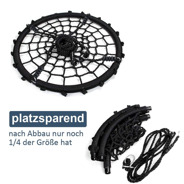 Yorbay Nestschaukel in Schwarz/Blau, Ø 120 cm und Ø 100 cm - S12B - 7 - Yorbay.de