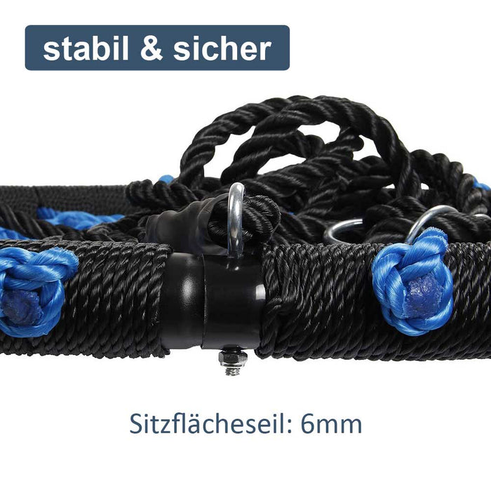 Yorbay Nestschaukel in Schwarz/Blau, Ø 120 cm und Ø 100 cm - S12B - 14 - Yorbay.de