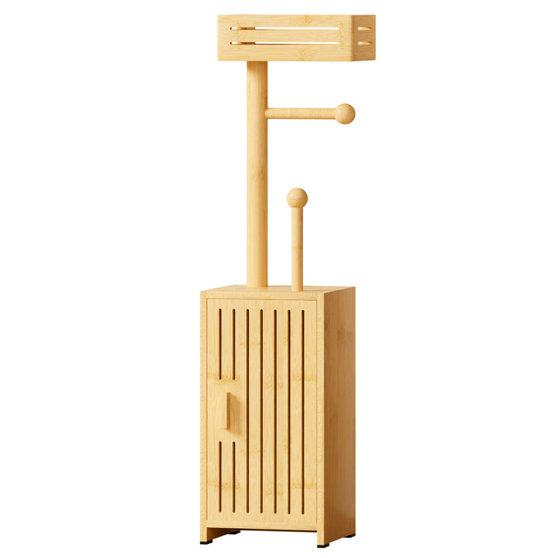 Yorbay freistehender Toilettenpapierhalter mit Stauraumschrank - YB131-Z118 - 1 - Yorbay.de