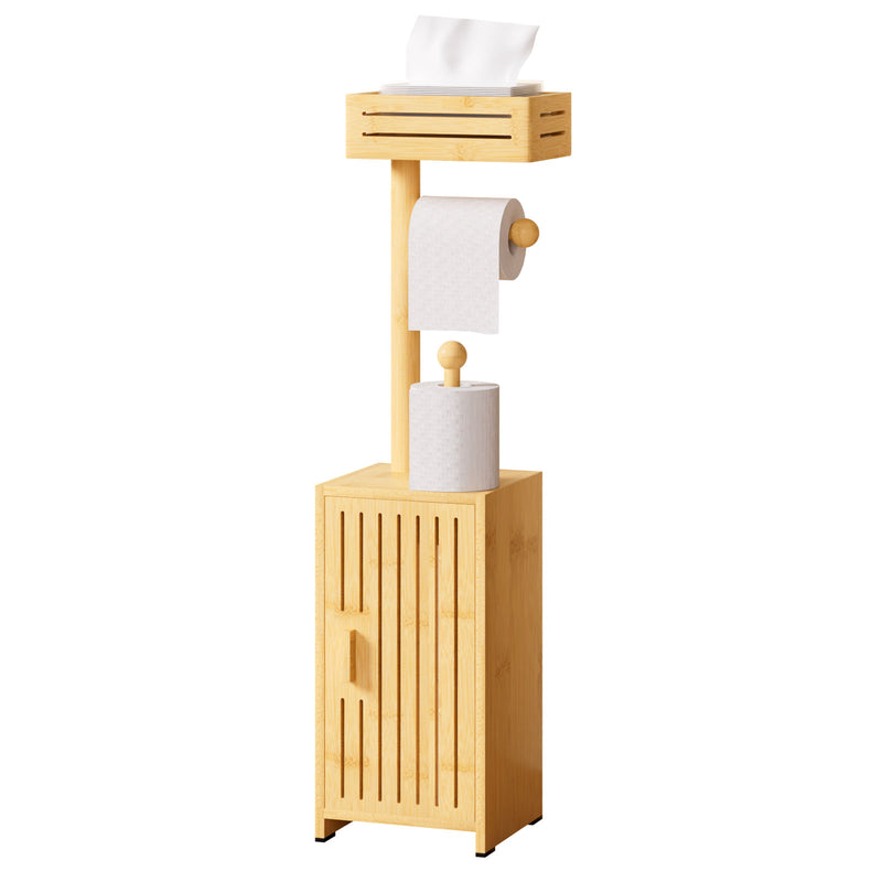 Yorbay freistehender Toilettenpapierhalter mit Stauraumschrank - YB131-Z118 - 9 - Yorbay.de