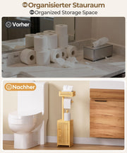 Yorbay freistehender Toilettenpapierhalter mit Stauraumschrank - YB131-Z118 - 6 - Yorbay.de